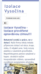 Mobile Screenshot of izolacevysocina.cz